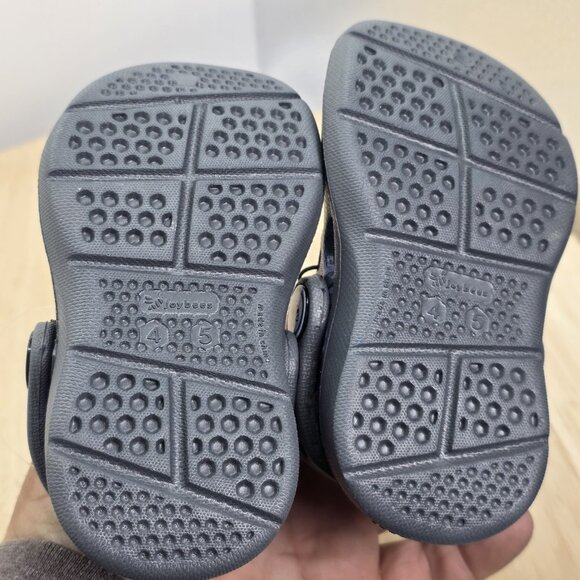 Joybees Size 5C Kids Blue Shoes Clogs New - Picture 7 of 8